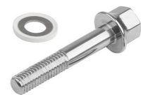 316 SS Screw With Collar & 70 EPDM 253815 Seal M10x60