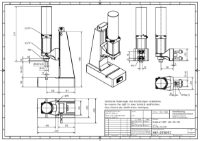 Pneumatic Press 4.5KN 120mm Stroke Dimension B 70-325mm