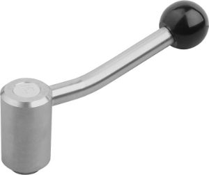 TENSION LEVER SIZE:4 M16, A=128,5, FORM:20° STAINLESS STEEL 1.4305, COMP:PLASTIC