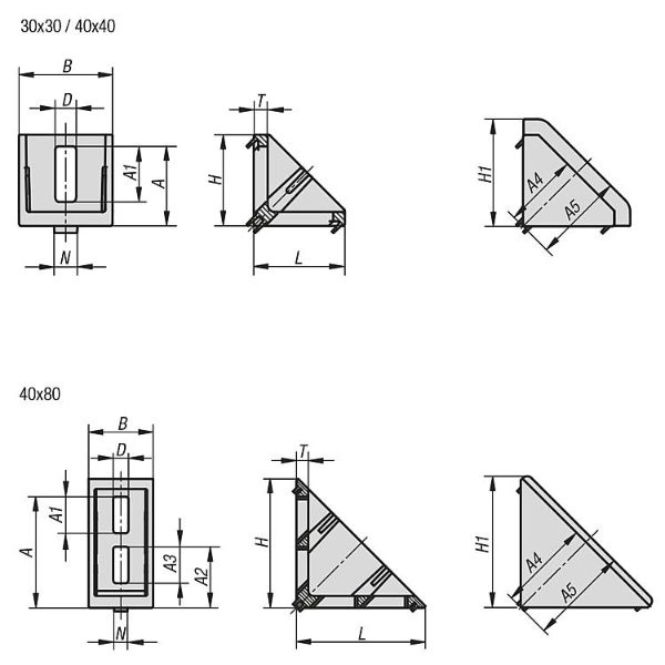 K1045 Angle Set Drawing