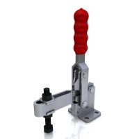 Vertical Toggle Clamp Flat Base Slotted Arm Size 350Kg