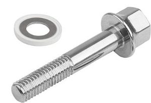 316 SS Screw With Collar & 70 EPDM 253815 Seal M10x80
