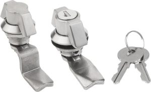 Quarter Turn Locks In Stainless Steel With Wing Grip K1108 