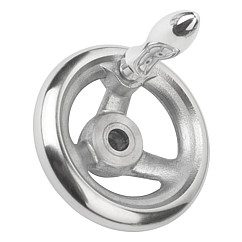 Aluminium Plain Hole Revolving Handle Handwheel