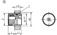 K0451 Press in Plig Form b With Vent