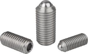 K0316 Stainless Steel Spring Plungers With Hexagon Socket & Ball, Good Hand UK