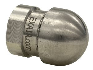 Exair Stainless steel safety back blow air nozzle 1/4 NPT