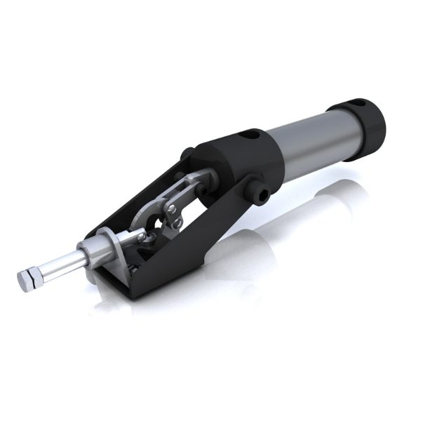 Pneumatic Toggle Clamp Plunger Stroke 6.8mm Size 45Kg