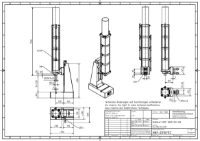 28kN Pneumatic Press 120mm Stroke Dimension B 75mm – 330mm