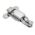 Toggle latches for use with padlocks