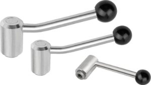K0108 Tension Levers In Stainless Steel With Flat & 20° Types Female Thread Size M8-M24