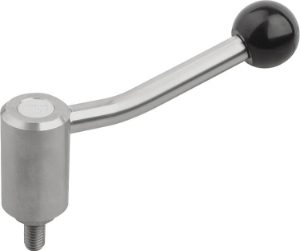 K0109 Tension Levers In Stainless Steel With 20° Handle Male Thread M20