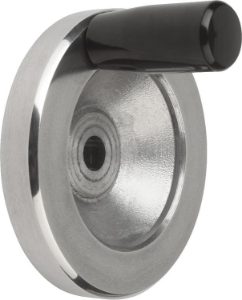 Handwheel Discs In Aluminium With Fixed Cylinder Grip