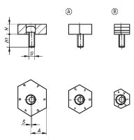 Hexagon fixture clamp