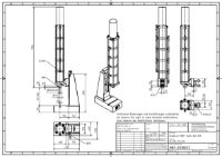 34kN Pneumatic Press 100mm Stroke Dimension B 75mm – 330mm