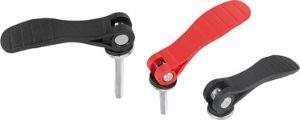 K0646 cam levers with red or black plastic handles Threads M5-M10, Good Hand UK