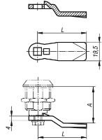 Tongue Steel Drawing