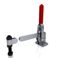 Vertical Toggle Clamp Flat Base Solid Arm Size 450Kg