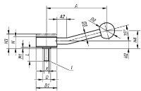 Tension Lever With Male thread