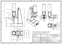 Pneumatic Press 4.5KN 80mm Stroke Dimension B 70-325mm