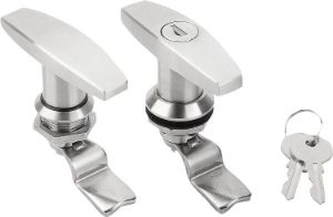 Quarter Turn Locks With T Grip In Stainless Steel K1109 