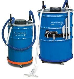Exair Heavy Duty Dry Vac with HEPA Filter and 208 litre drum