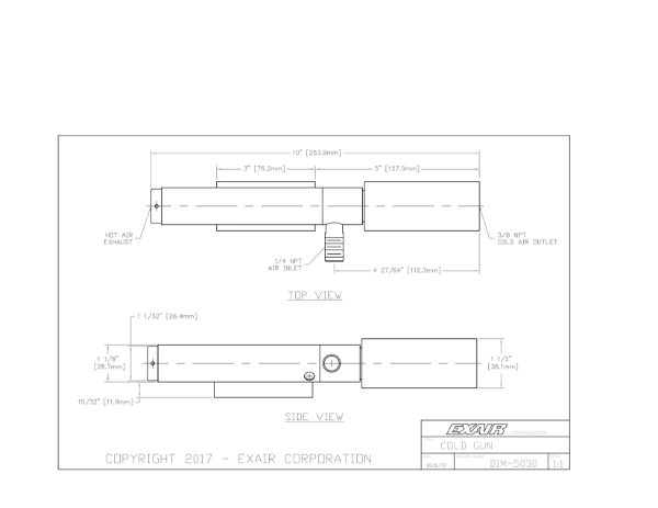 Cold Gun System Magnet Base One Cold Outlet High Power