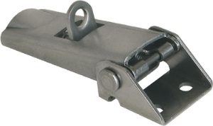 Steel Adjustable Screw Latch with Padlock Ring Length 72mm