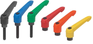 K0269 <br> plastic Clamp levers with steel parts <br> M4-M16