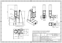 Pneumatic Press 8.5KN 60mm Stroke Dimension B 70-325mm