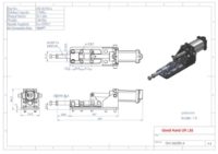GH-36330-A pneumatic clamp 1136Kg