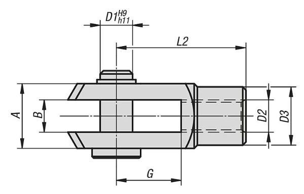 K0732 Fork Joint Drawing