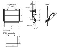 Recessed Handles form B Drawing