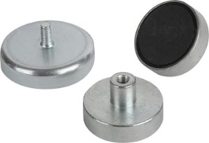 K0549 Flat Magnets In Ferrite With Thread 