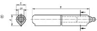 Weldable Hinges Form B drawing