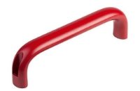 Pull handles oval with thru hole Red
