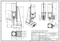 Pneumatic Press 4.5KN 60mm Stroke Dimension B 65-350mm