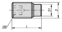 Pressure screws Drawing