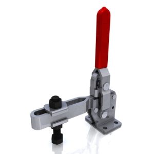 Vertical Toggle Clamp Flat Base Slotted Arm Size 450Kg