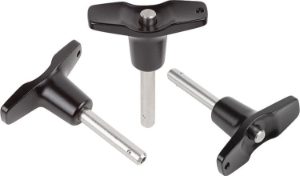 K0793 Ball lock pins with T-grip, self-locking