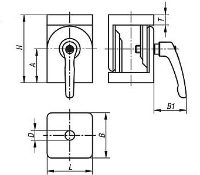 K1051 Joints Form A with Handle Drawing