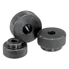 steel quick acting knurled nuts