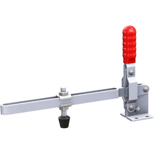 Vertical Toggle Clamp Flat Base Slotted Arm Size 180Kg