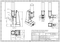 Pneumatic Press 4.5KN 120mm Stroke Dimension B 60-285mm