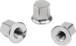 K1493 316 Stainless Steel Nut Caps With Collar M4-M16