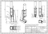 Pneumatic Press 8.5KN 100mm Stroke Dimension B 65-350mm
