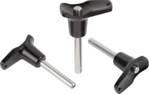 K0793 Ball lock pins with L-grip, self-locking